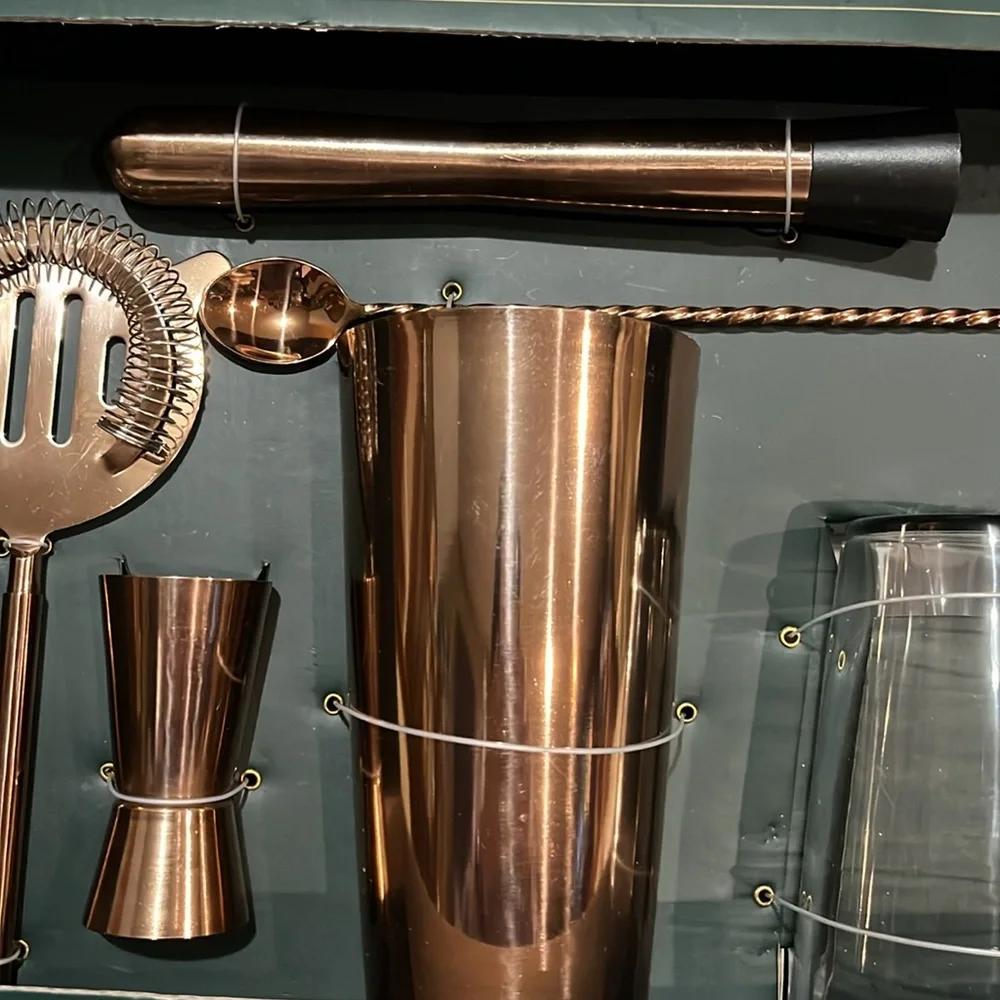 Entertainer Premium Collection 6‎ piece Boston Shaker set, new